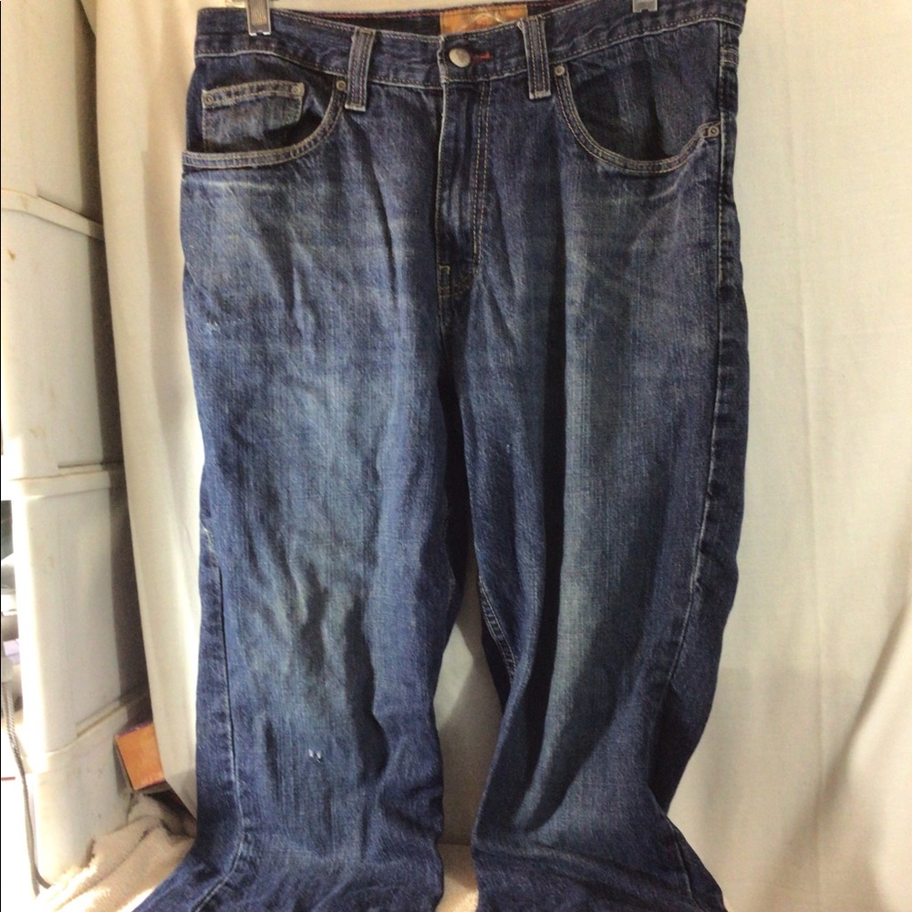 Men’s RED CAMEL Faded Distressed Ripped Denim Jean